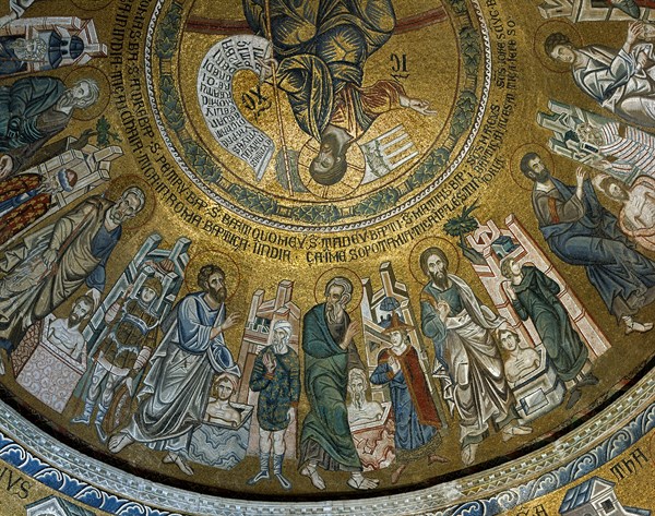 Coupole du baptistère de la basilique Saint-Marc de Venise