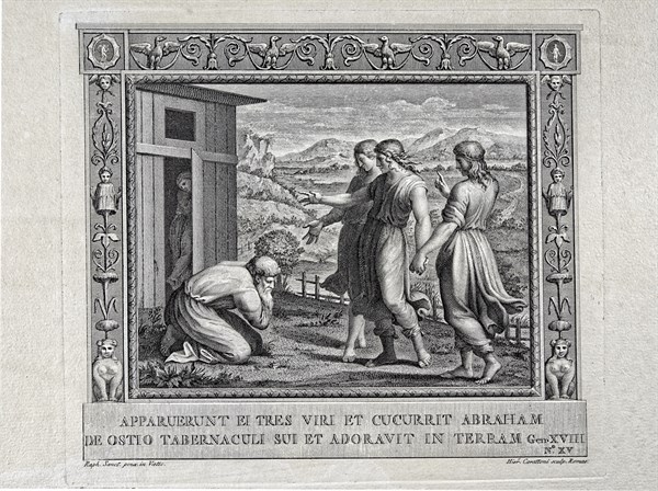 La Genèse, chapitre 18 : Abraham reçoit la visite des trois anges