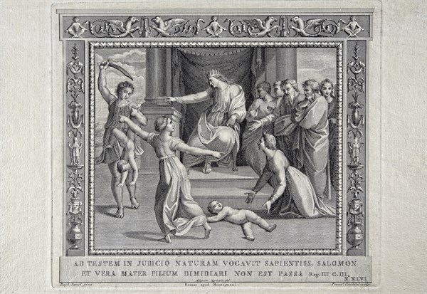 Le Premier Livre des Rois, chapitre 3 : Le jugement de Salomon