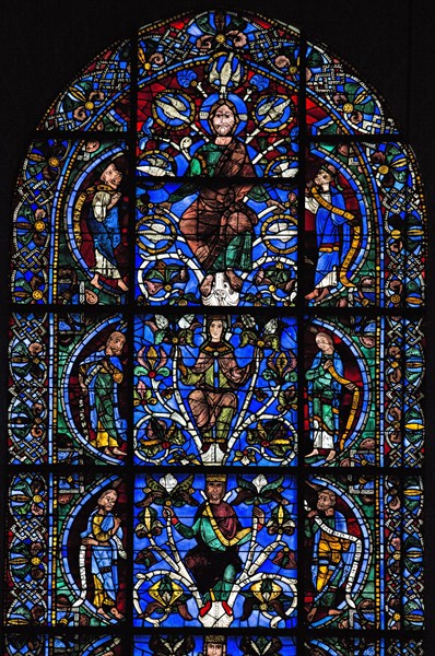 Vitrail de l'Arbre de Jessé (vitrail de Chartres)