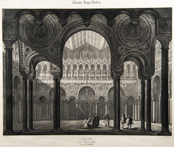 Set design for Rossini's "Otello