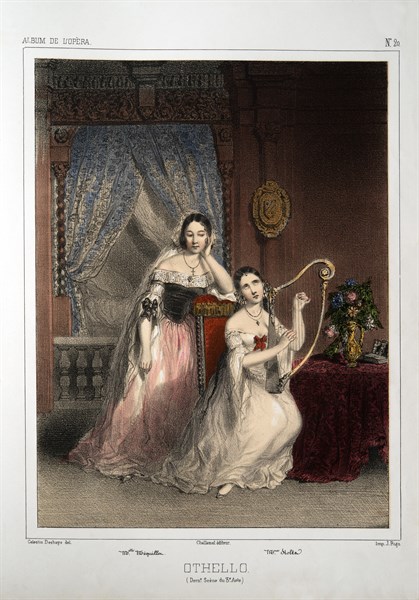 Characters in Rossini's opera "Otello"