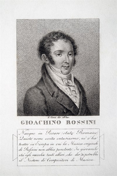 Portrait of Gioachino Rossini