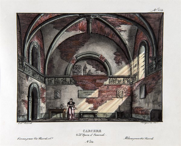Set design for Rossini's opera ‘Tancredi'