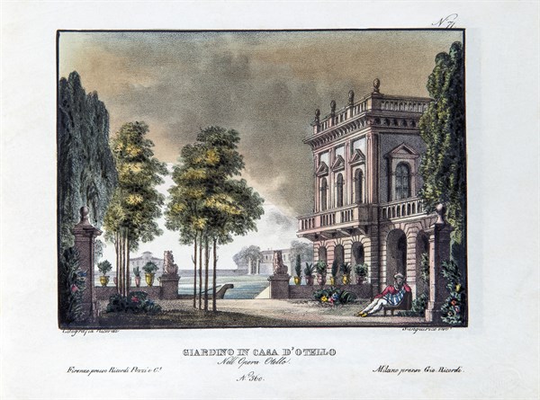Set design for Rossini's opera ‘Otello