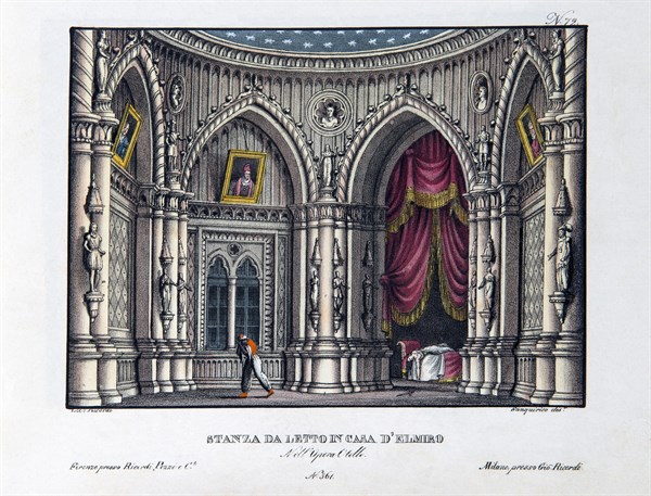 Set design for Rossini's opera ‘Otello