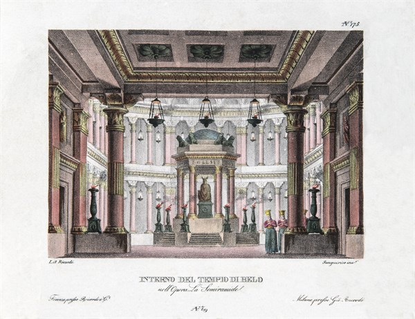 Set design for Rossini's opera ‘Semiramide