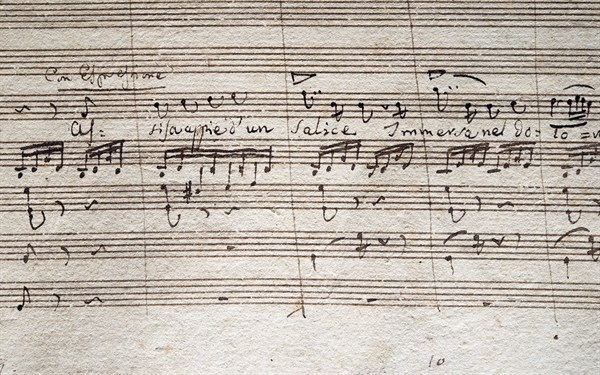 Score of Rossini's opera ‘Otello
