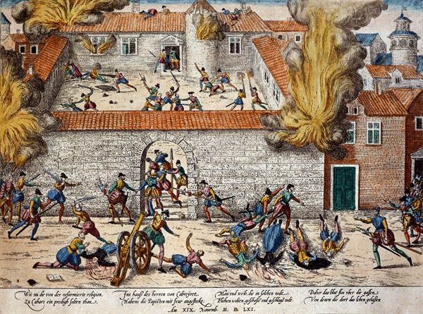 Hogenberg, Le Massacre de Cahors, 19 novembre 1561