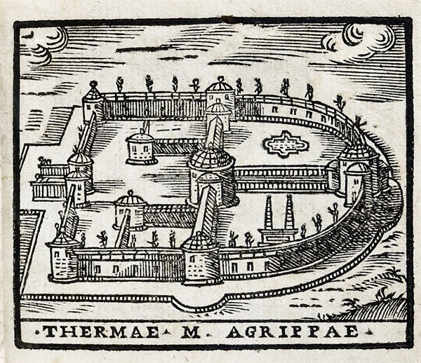 Thermae M. Agrippae : Thermes d'Agrippa à Rome