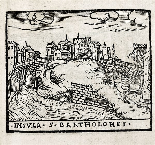 Insula S. Bartholomei: Island of San Bartolomeo (Tiberina Island) in Rome