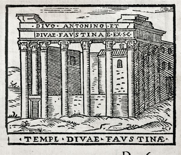 Templ Divae Faustinae: Temple of Antoninus and Faustina in Rome