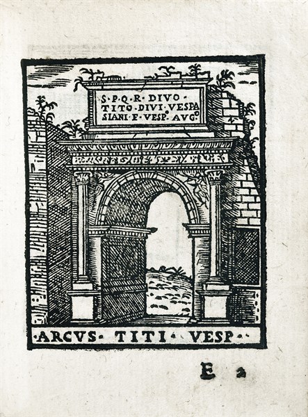 Arcus Titi Vesp.: Arch of Titus in Rome