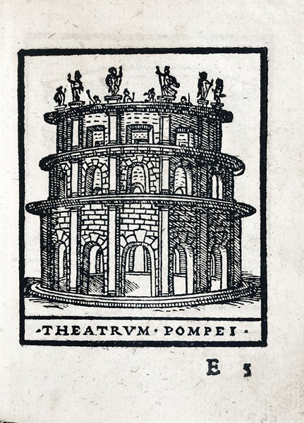 Theatrum Pompei: Theatre of Pompey the Great in Rome