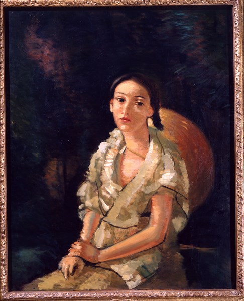 Derain, La nièce du peintre assise