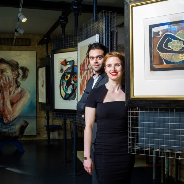 Lucie-Eléonore Riveron and Cédric Melado