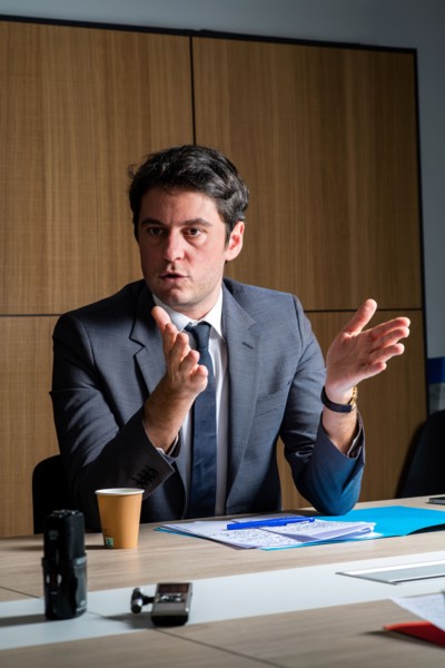 Gabriel Attal, 2023