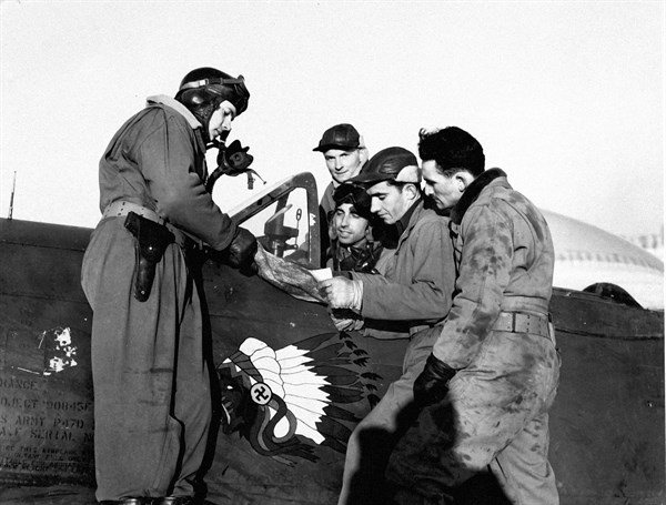 Escadrille La Fayette en France (Février 1945)