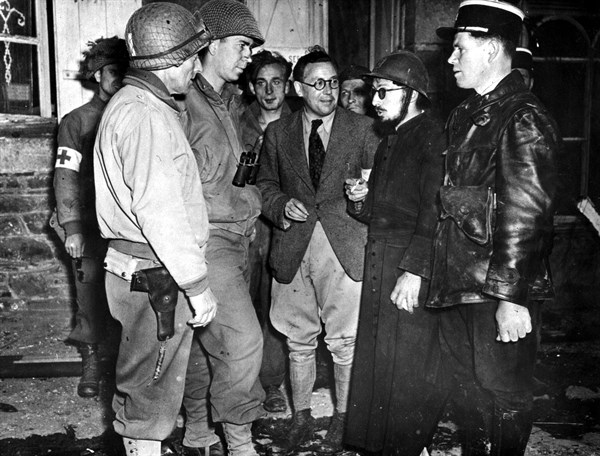 Libération de Canisy (Manche) en France (juillet 1944)