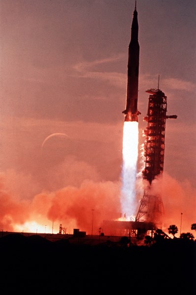 Apollo 8 lift off (December 21, 1968)