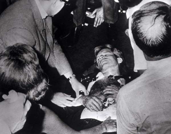 Bobby Kennedy assassinated, 5 June 1968.  PP/CAT/110