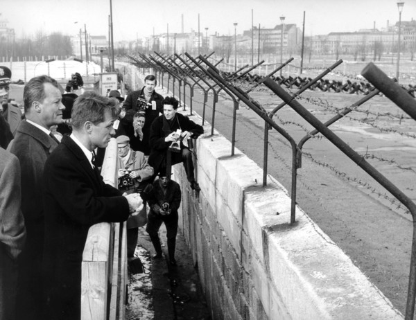 Robert F. Kennedy visits West Berlin in 1962