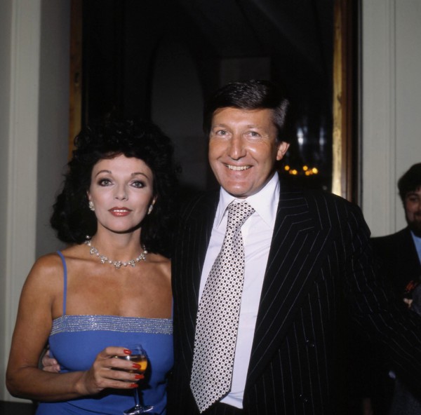 JOAN COLLINS
British Actress and Writer
with her 3rd husband RONALD KASS
British Writer and