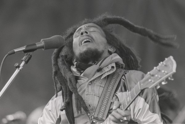 Bob Marley bei seinem Konzert in München