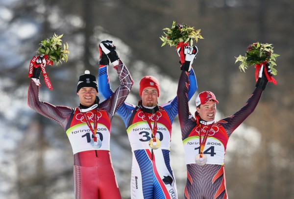 Olympia
20. Olympische Winterspiele 2006 Turin
Ski Alpin Herren Abfahrt
Siegerehrung, Michael