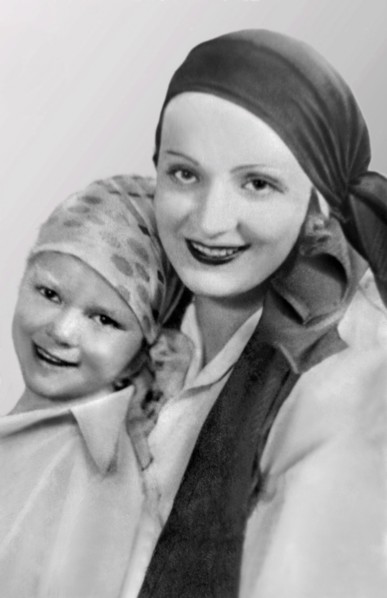 Marlène Dietrich et sa fille