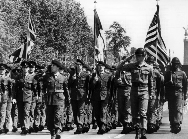 Military parade on the 'Armed Forces Day' in Berlin