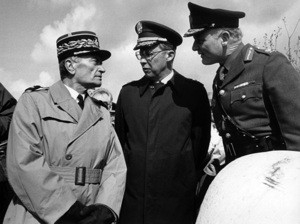 The three western allied town majors of Berlin