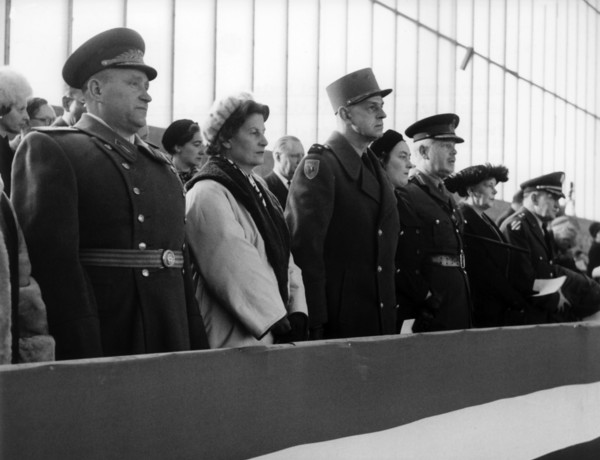 Farewell parade for US town major Hamlett in Berlin
