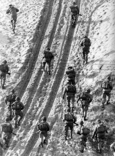 Manoeuvre of British and French units in Berlin