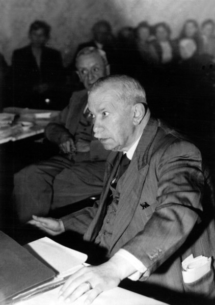 Fritz Thyssen seriously accused before de-Nazification court