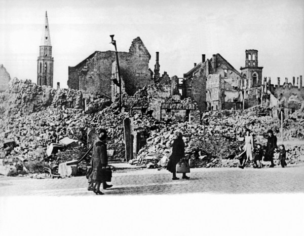 Post-war era in Frankfurt on the Main