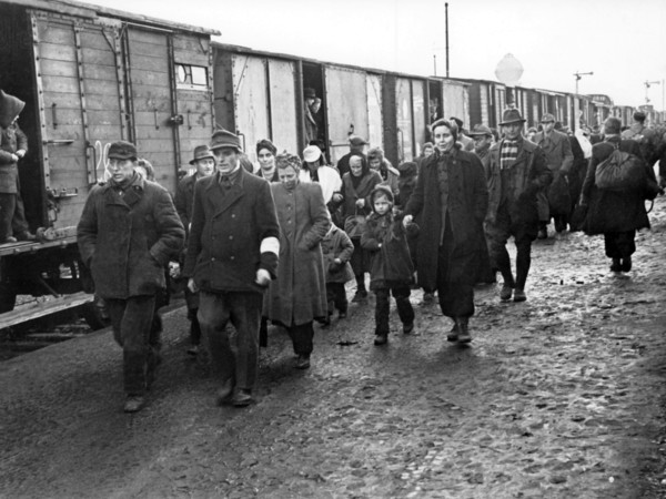 Post-war era - camp for refugees in Bebra