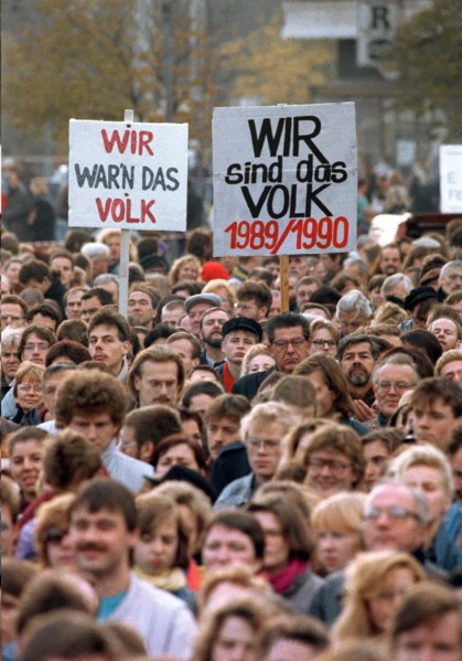 Demonstration against Cutbacks of Social Securities in Berlin - 1990