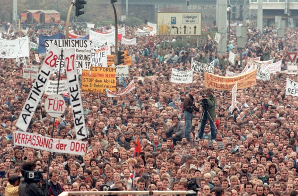 Demonstration, November 4th 1989 (archive photograph 1989, text 1993)