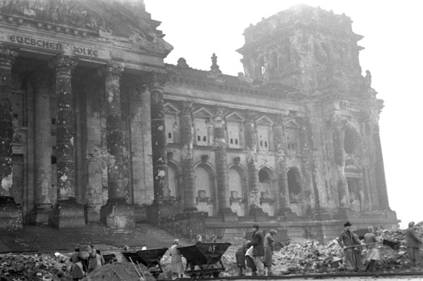 Post-war era - Trümmerfrauen ("rubble women")