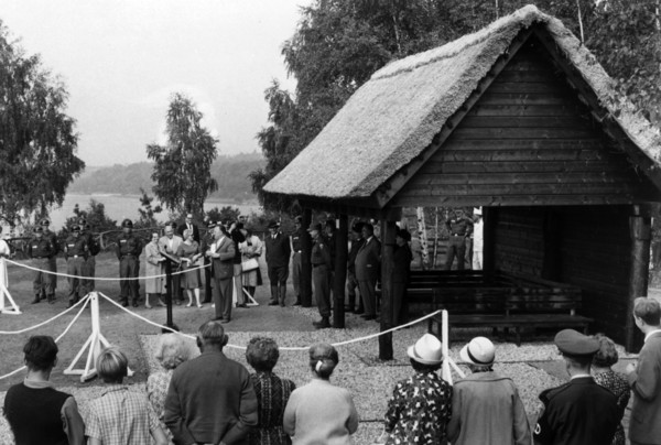 American refuge hut in Berlin Grunewald