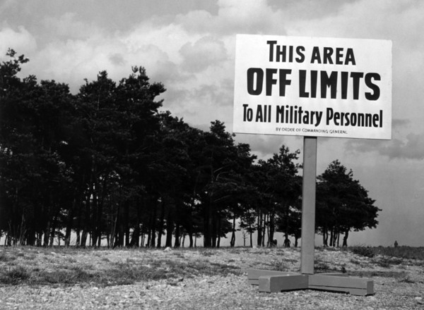A small wood in munich forbidden for U.S. soldiers