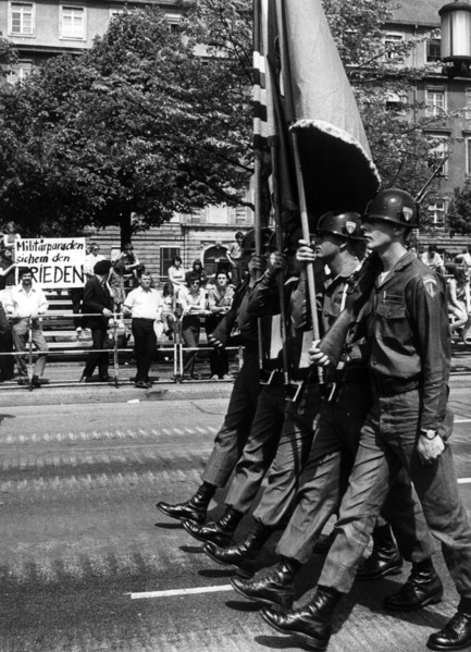 Military parade on the 'Armed Forces Day' in Berlin