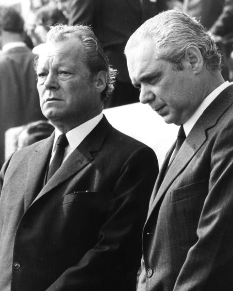 Olympic Games 1972: Willy Brandt and Ben Horin