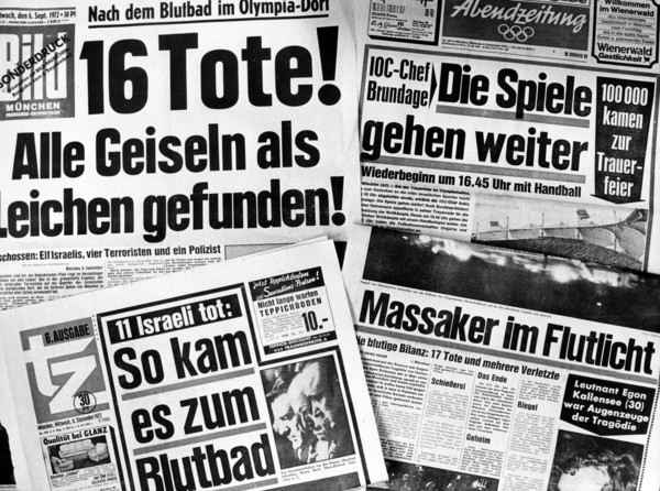 Olympic Games 1972: press review of the terrorist attack