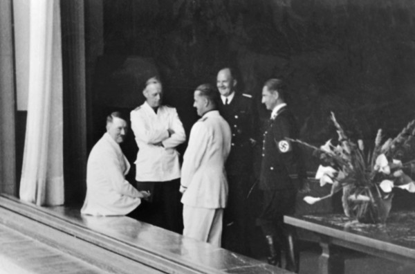 Hitler at Berhof Obersalzberg