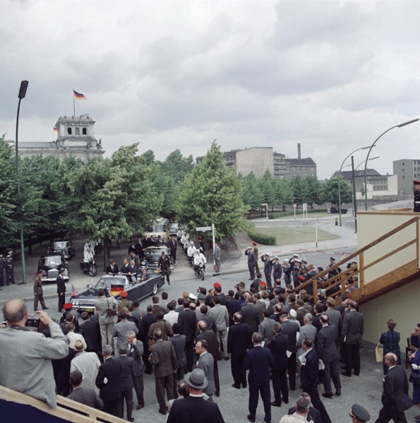 US President John F. Kennedy visits Berlin in 1963