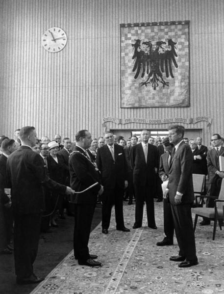 John F. Kennedy visits the Federal Republic of Germany in 1963
