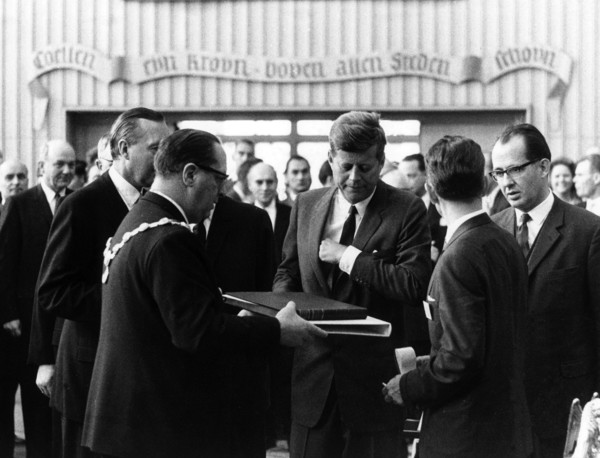 John F. Kennedy visits the Federal Republic of Germany in 1963