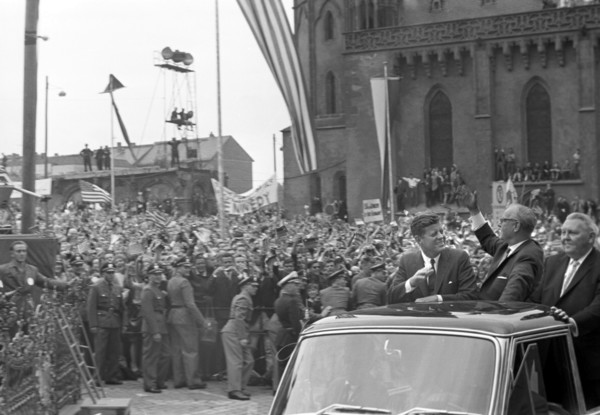 John F. Kennedy in Frankfurt 1963